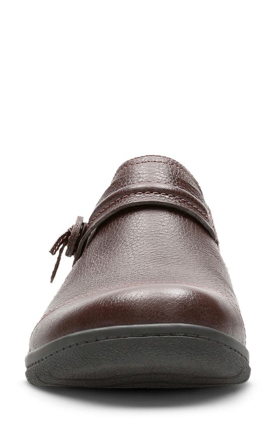 Shop Clarks Cheyn Madi Clog In Dark Brown