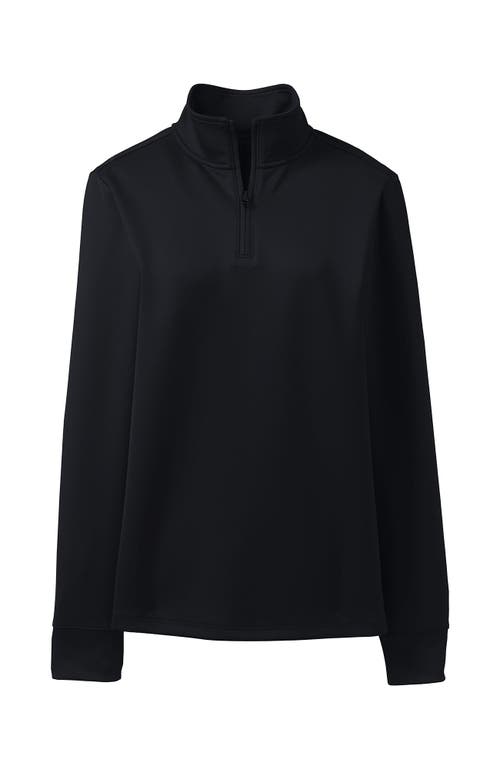 LANDS' END LANDS' END SCHOOL UNIFORM  QUARTER ZIP PULLOVER 