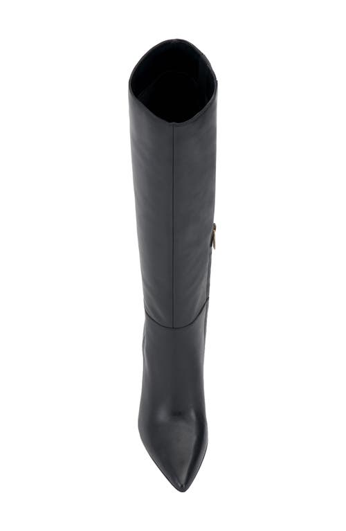 Shop Vince Camuto Brigitte Pointed Toe Knee High Boot In Black