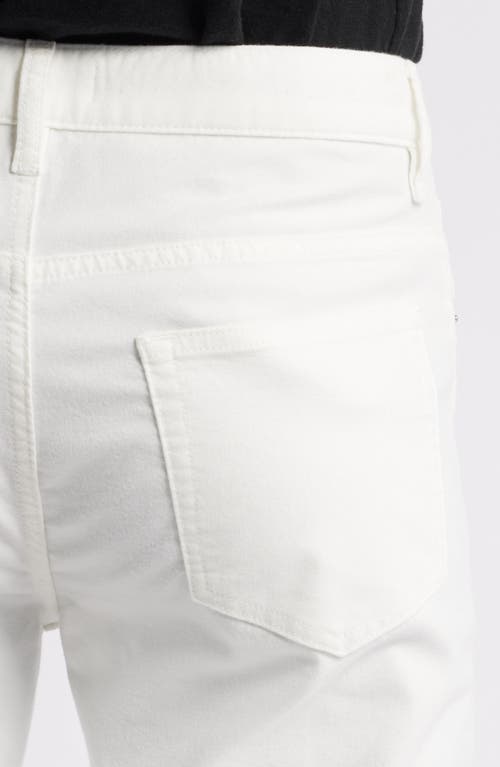 Frame The Straight Leg Jeans In Off White