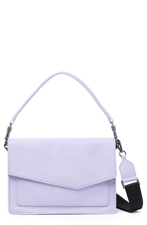 Botkier Cobble Hill Leather Crossbody Belt retailer Camera Bag Purple Lilac Combo