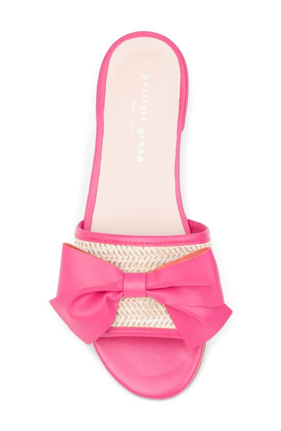 Shop Patricia Green St. Tropez Slide Sandal In Hot Pink