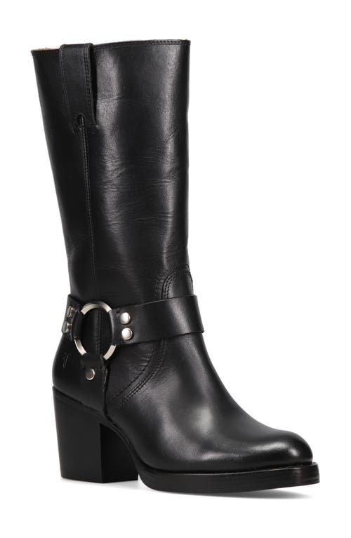 Shop Frye Jean Harness Boot In Black - Renice Leather