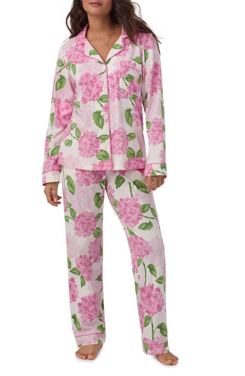 BedHead Pajamas Print Stretch Organic Cotton Jersey Grand Hydrangea at Nordstrom,