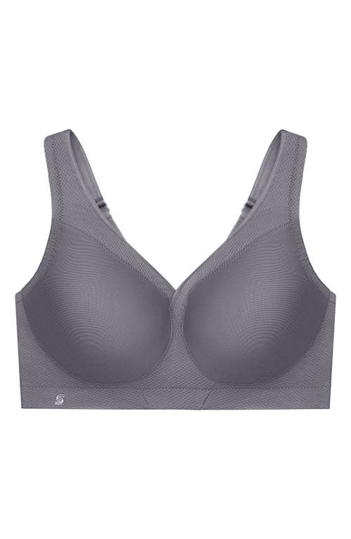Glamorise Magiclift® Seamless Sports Bra In Charcoal Gray
