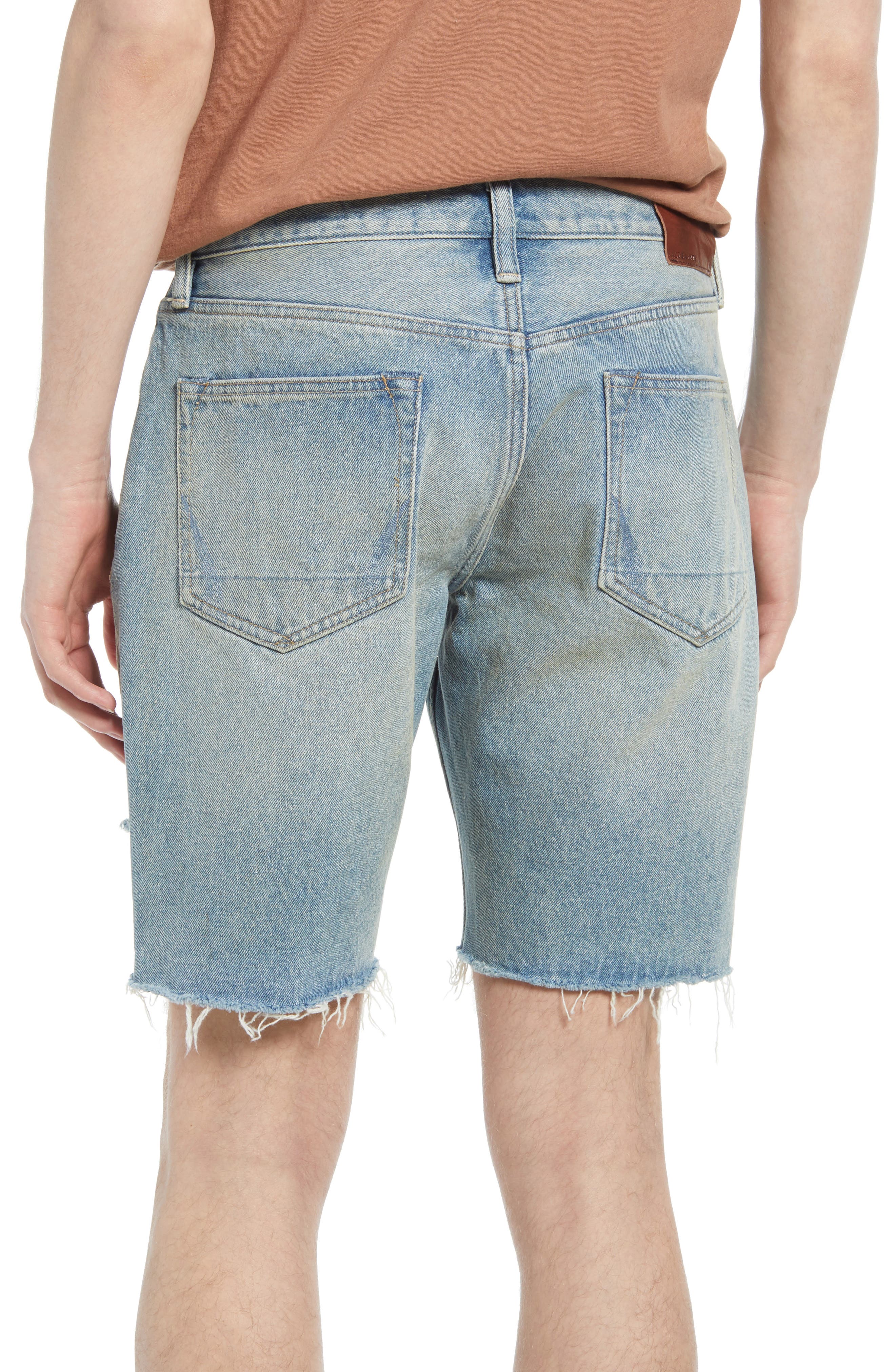 all saints switch denim shorts