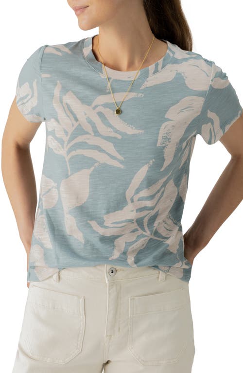 Shop Sanctuary The Perfect Geo Print Cotton Blend Knit Top In Shadow Pal