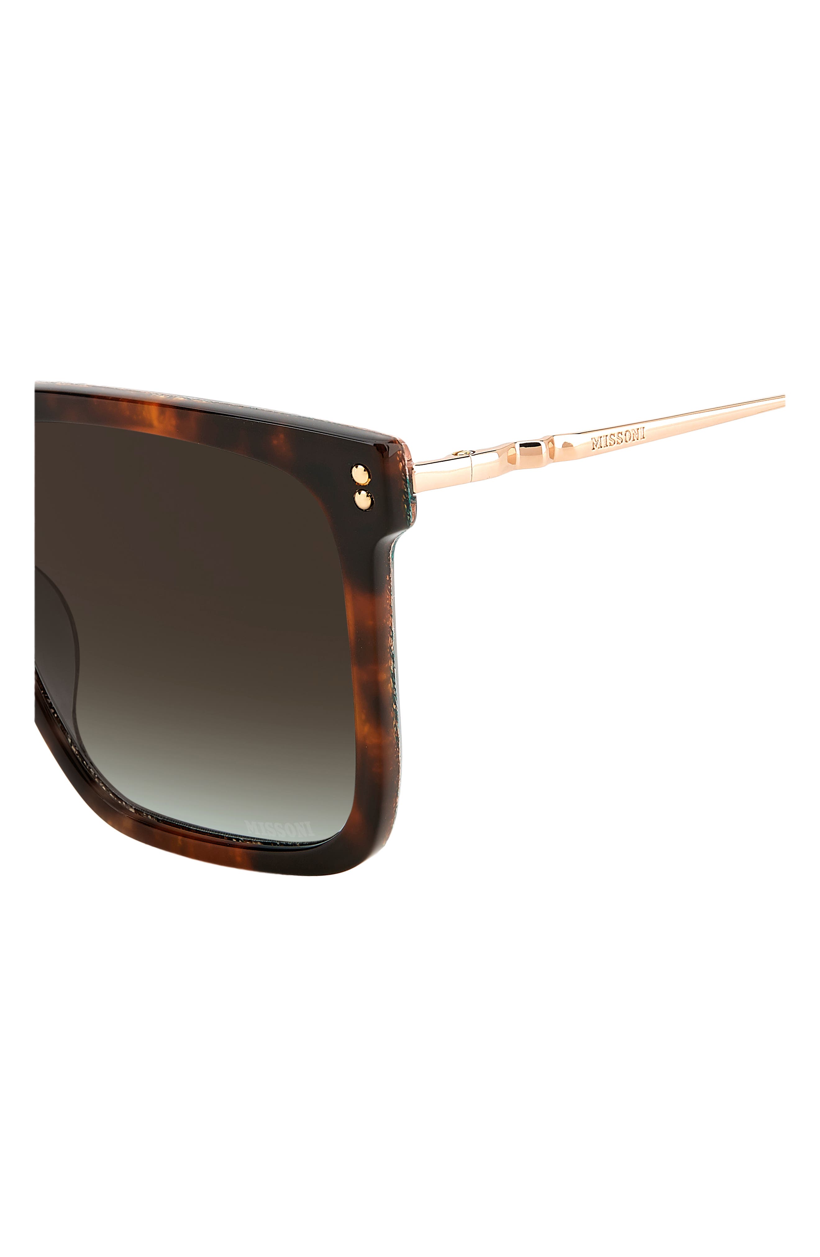 60mm gradient square sunglasses