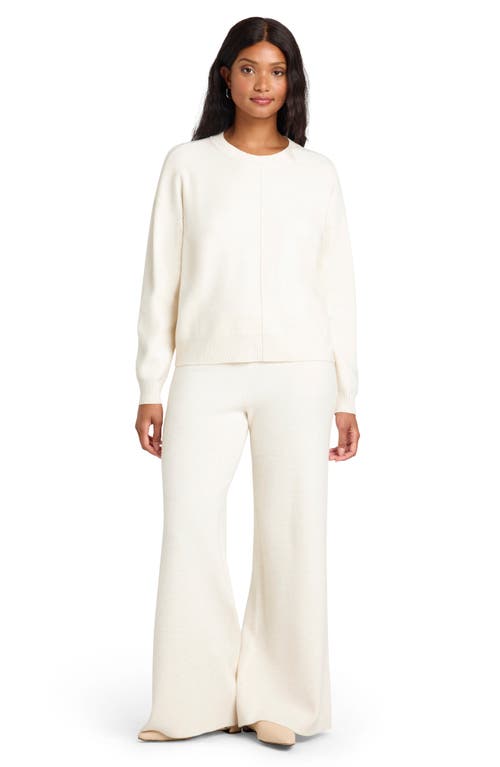 Shop Splendid X Cella Jane Front Seam Sweater In Snow