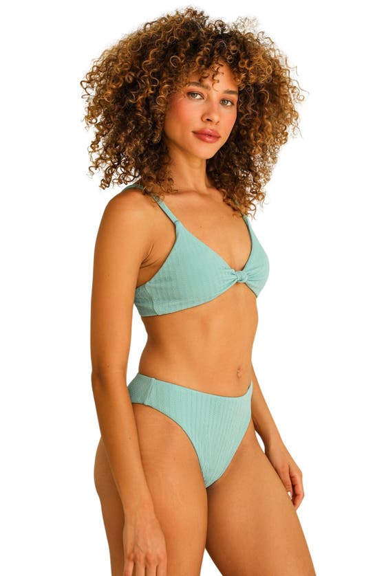 Dippin Daisys Seashore High Waist Cheeky Bikini Bottom In Surf Rider