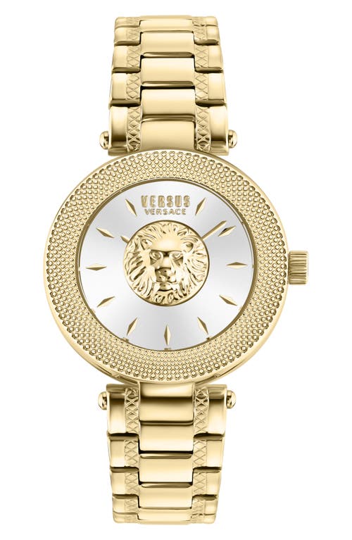 Shop Versus Versace Brick Lane Bracelet Watch, 36mm In Ip Yellow Gold