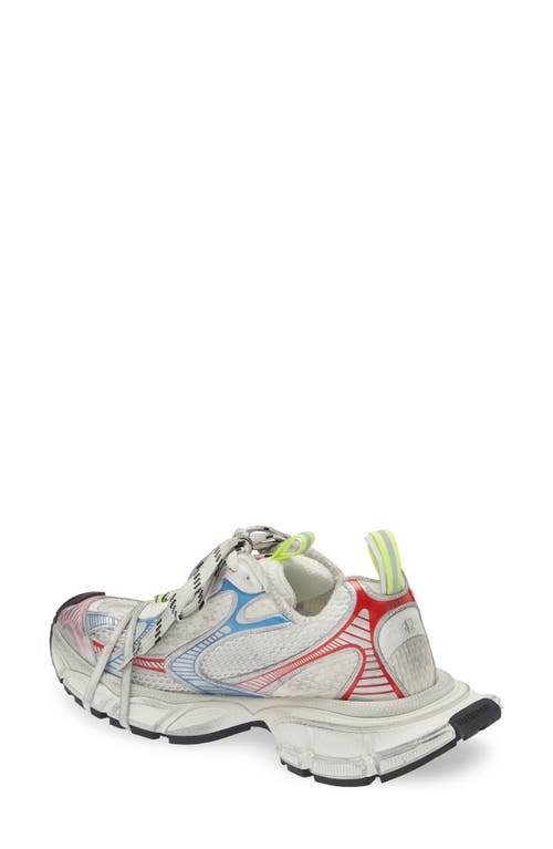 Shop Balenciaga 3xl Sneaker In White/red/blue