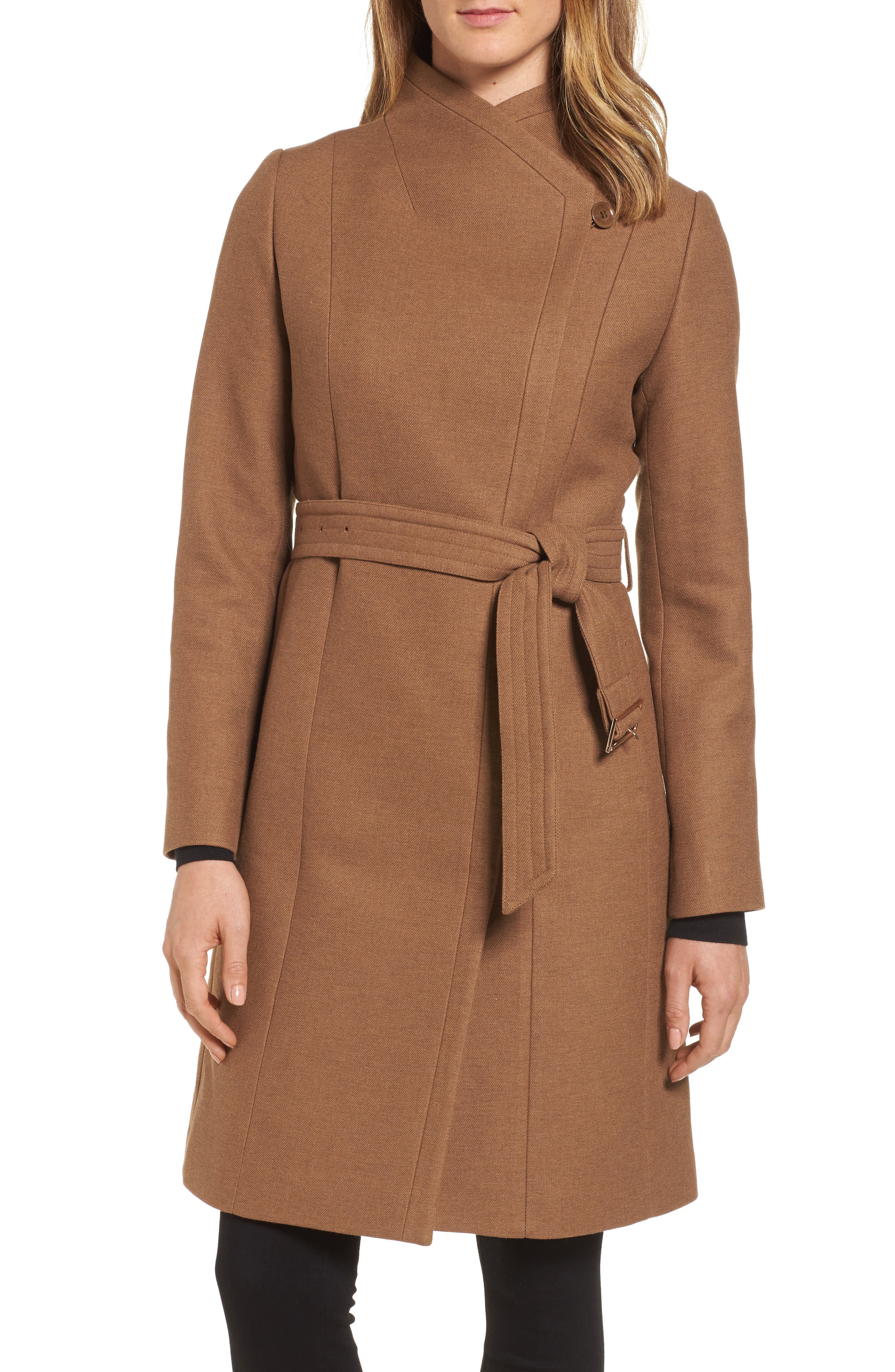 Cole Haan Belted Double Breasted Coat Nordstrom