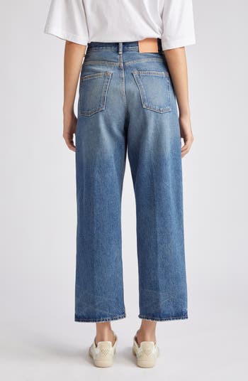 1993 Distressed High Waist Ankle Relaxed Fit Jeans