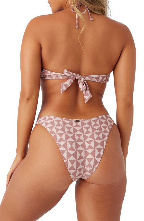 Shop O'neill Saltwater Essentials Flamenco Bikini Bottoms In Rose Dust