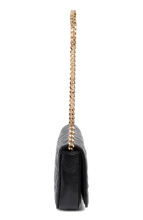Rebecca Minkoff Quilted Flap Clutch In Black