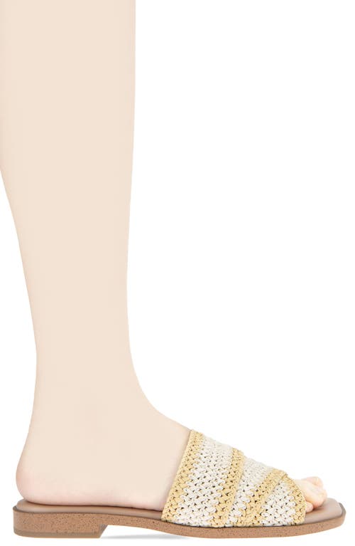 Bcbgeneration Lileen Slide Sandal In Bianca-light Tan
