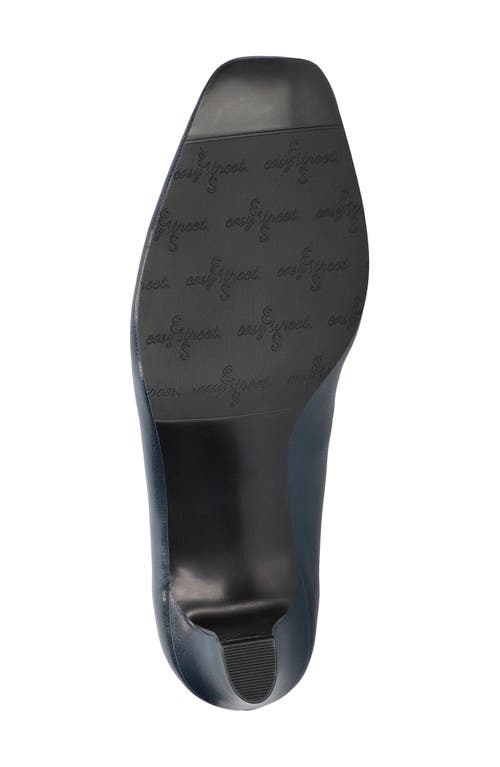 Easy Street Women's Poet Square Toe Pumps In Navy