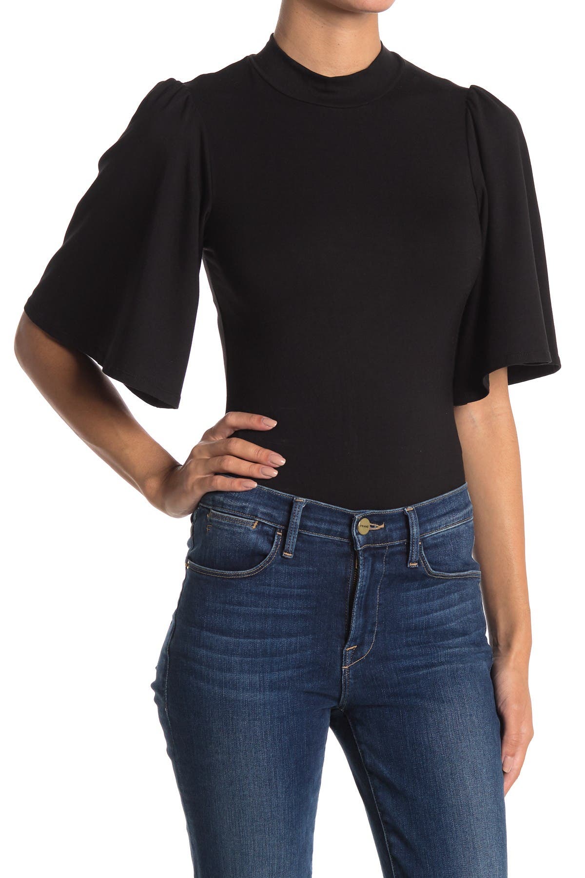 flutter sleeve bodysuit