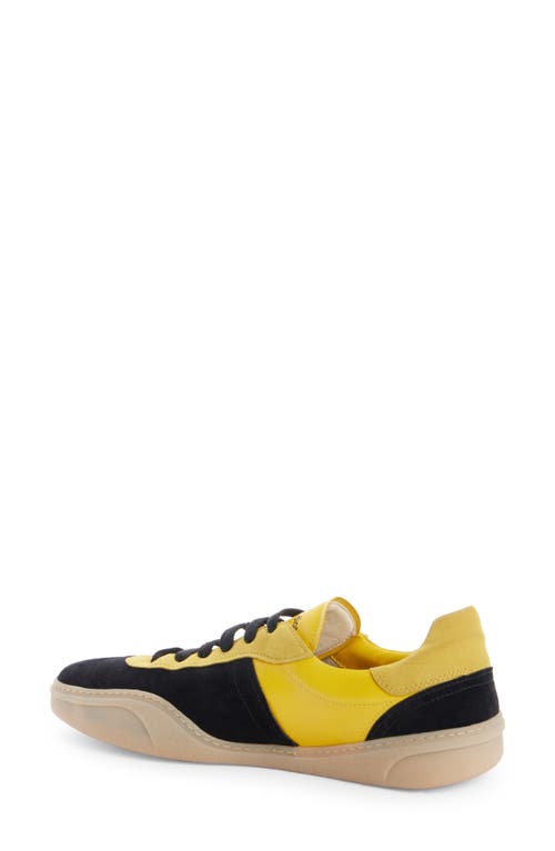 Shop Acne Studios Low Top Sneaker In Yellow/black