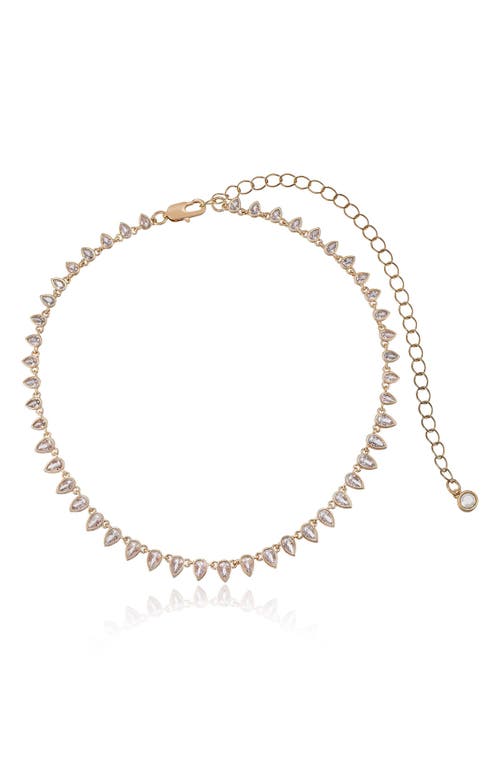 Ettika All Around Cubic Zirconia Necklace in Gold at Nordstrom
