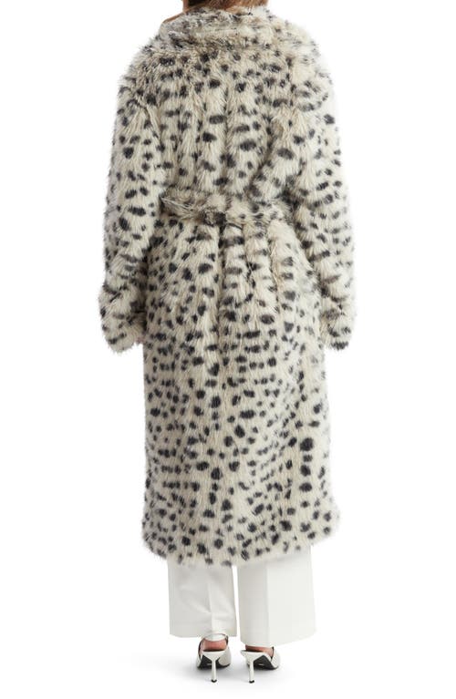 BARDOT BARDOT DOROTHEA LEOPARD PRINT FAUX FUR COAT