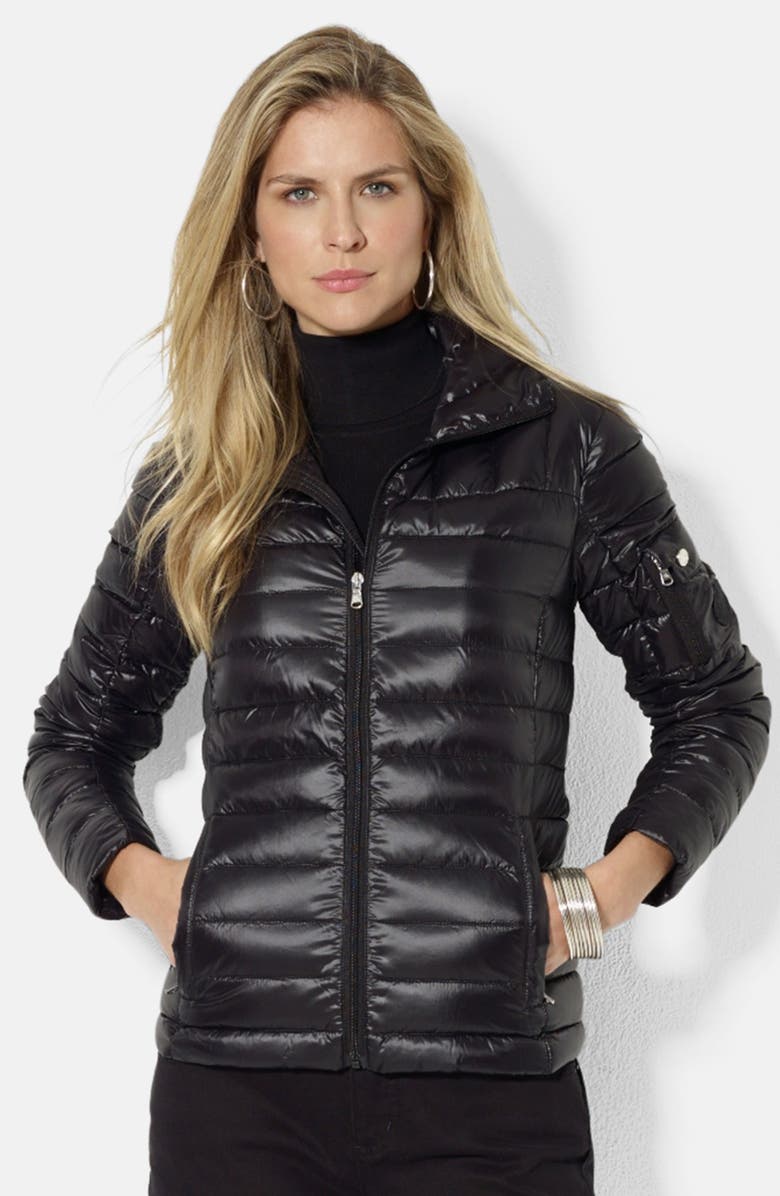 Lauren Ralph Lauren Shirttail Packable Down Jacket (Online Only ...