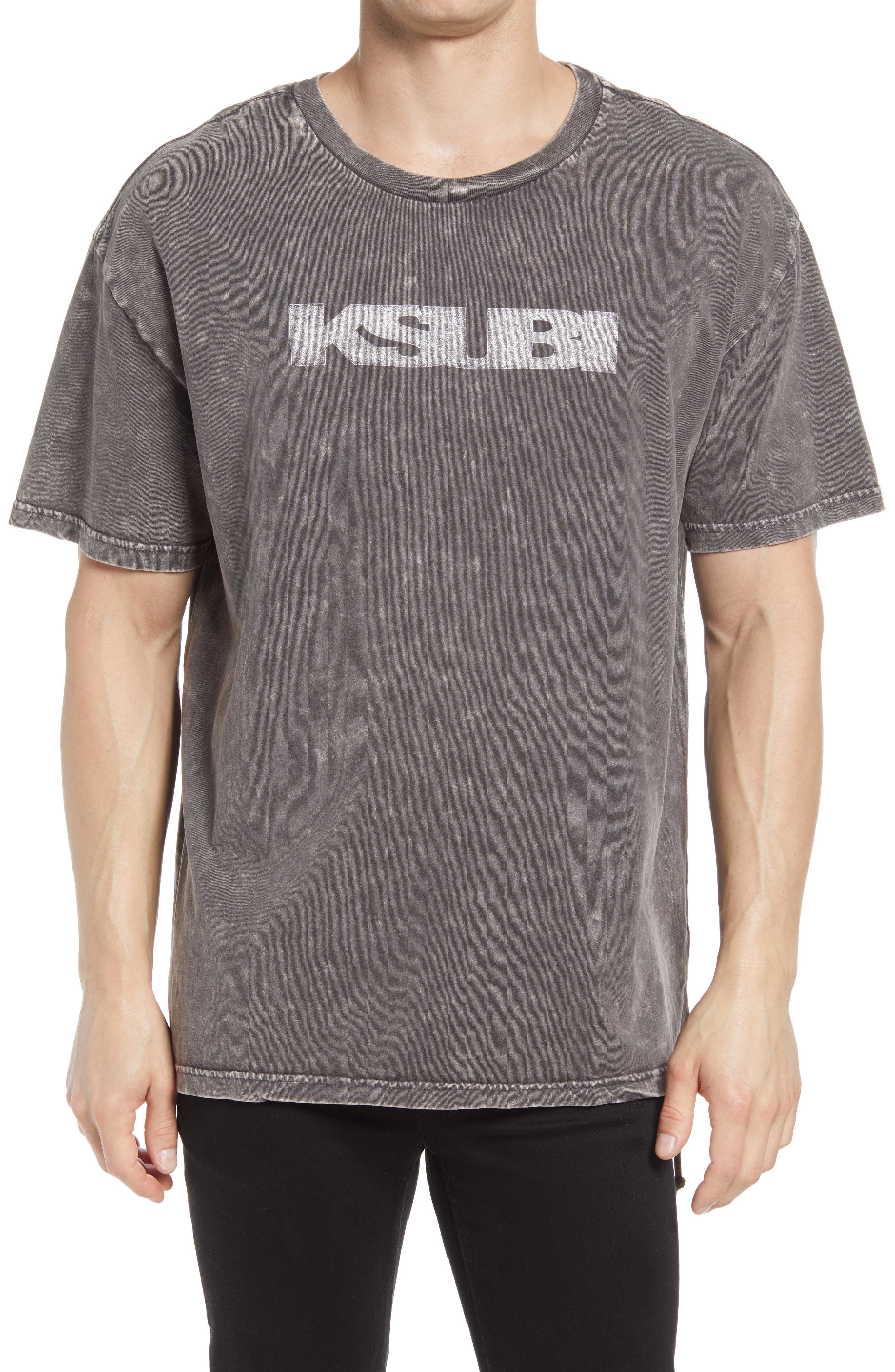Ksubi Sign of the Times Men's Biggie Graphic Tee in Grey at Nordstrom, Size Xx-Large