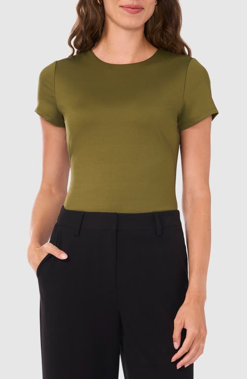 Shop Halogenr Halogen(r) Essential Compression T-shirt In Capulet Olive Green