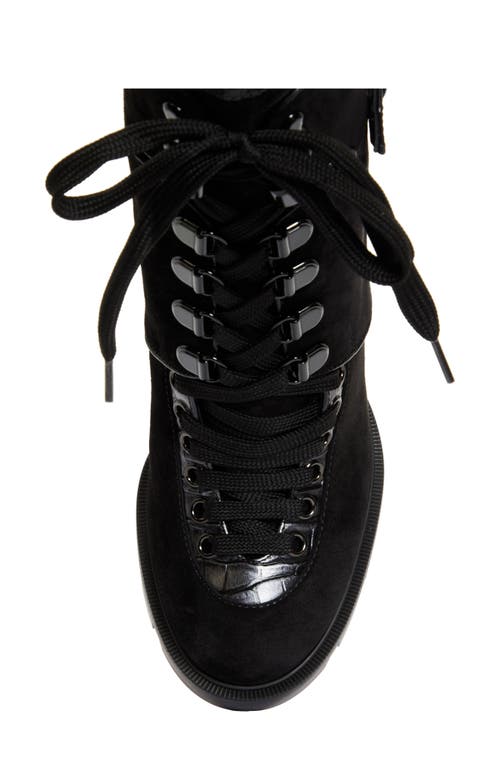 Christian Louboutin Macademia Combat Boot In Black