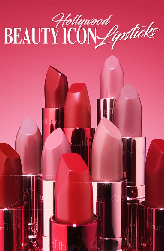 Shop Charlotte Tilbury Ki.s.s.i.n.g. Lipstick In Red Carpet Pink