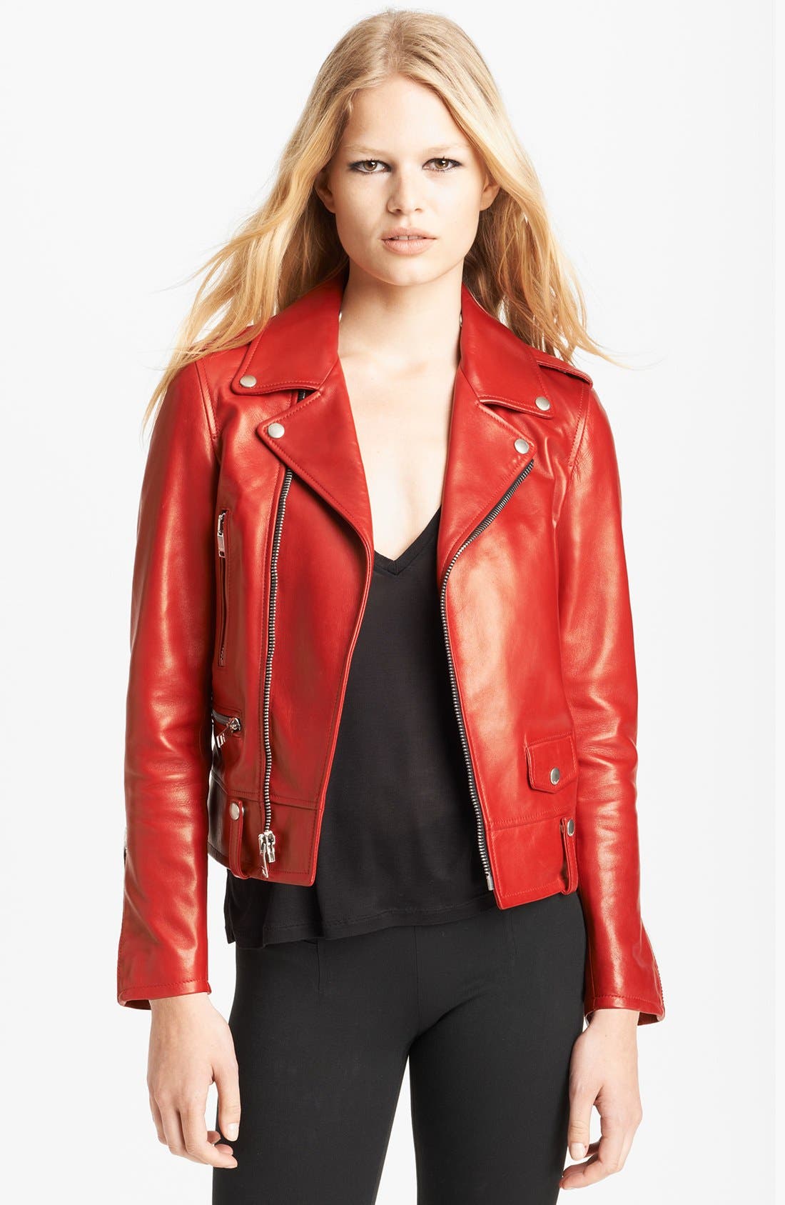 saint laurent leather jacket