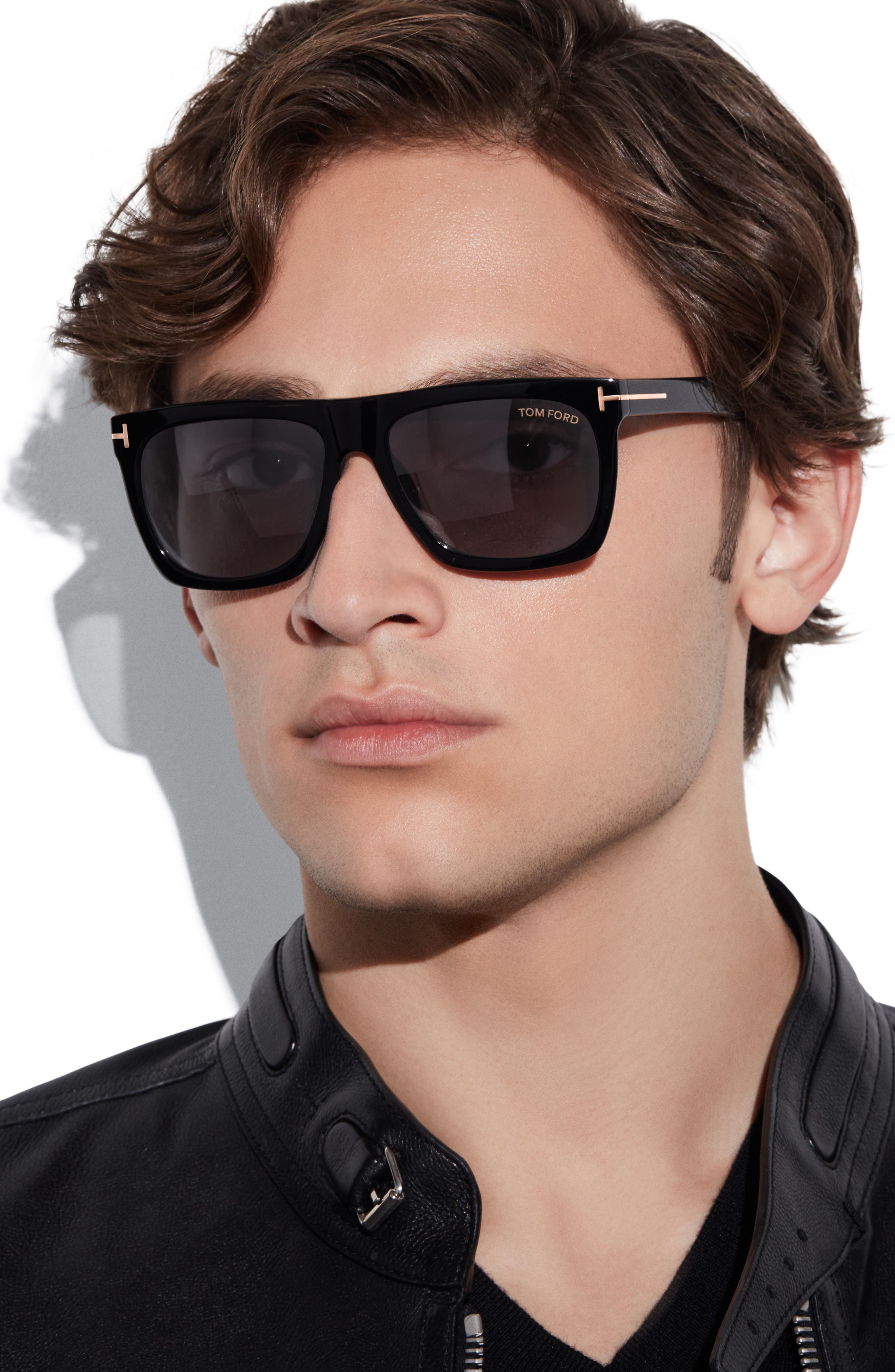 tom ford shiny black sunglasses