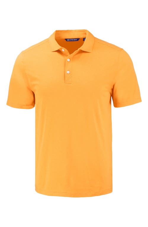 Shop Cutter & Buck Comfort Performance Jersey Polo In Orange Burst