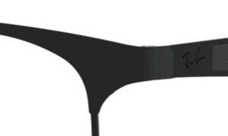 Ray Ban Rectangle-frame Glasses In Black