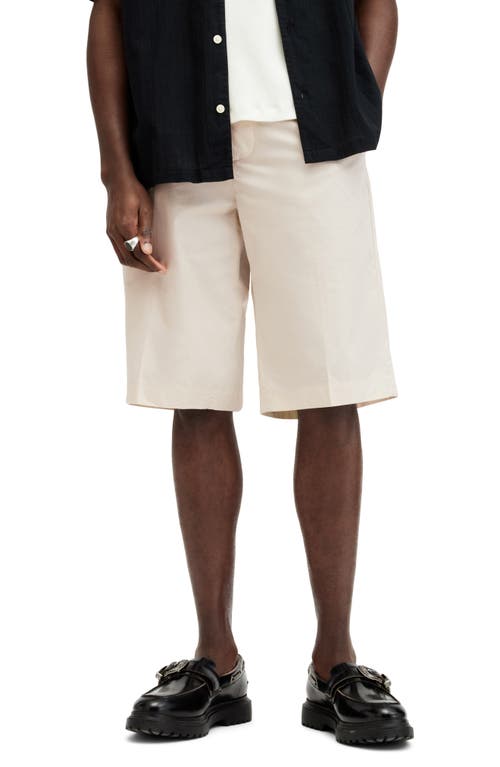 AllSaints Mars Organic Cotton Shorts in Bailey Taupe at Nordstrom, Size 32