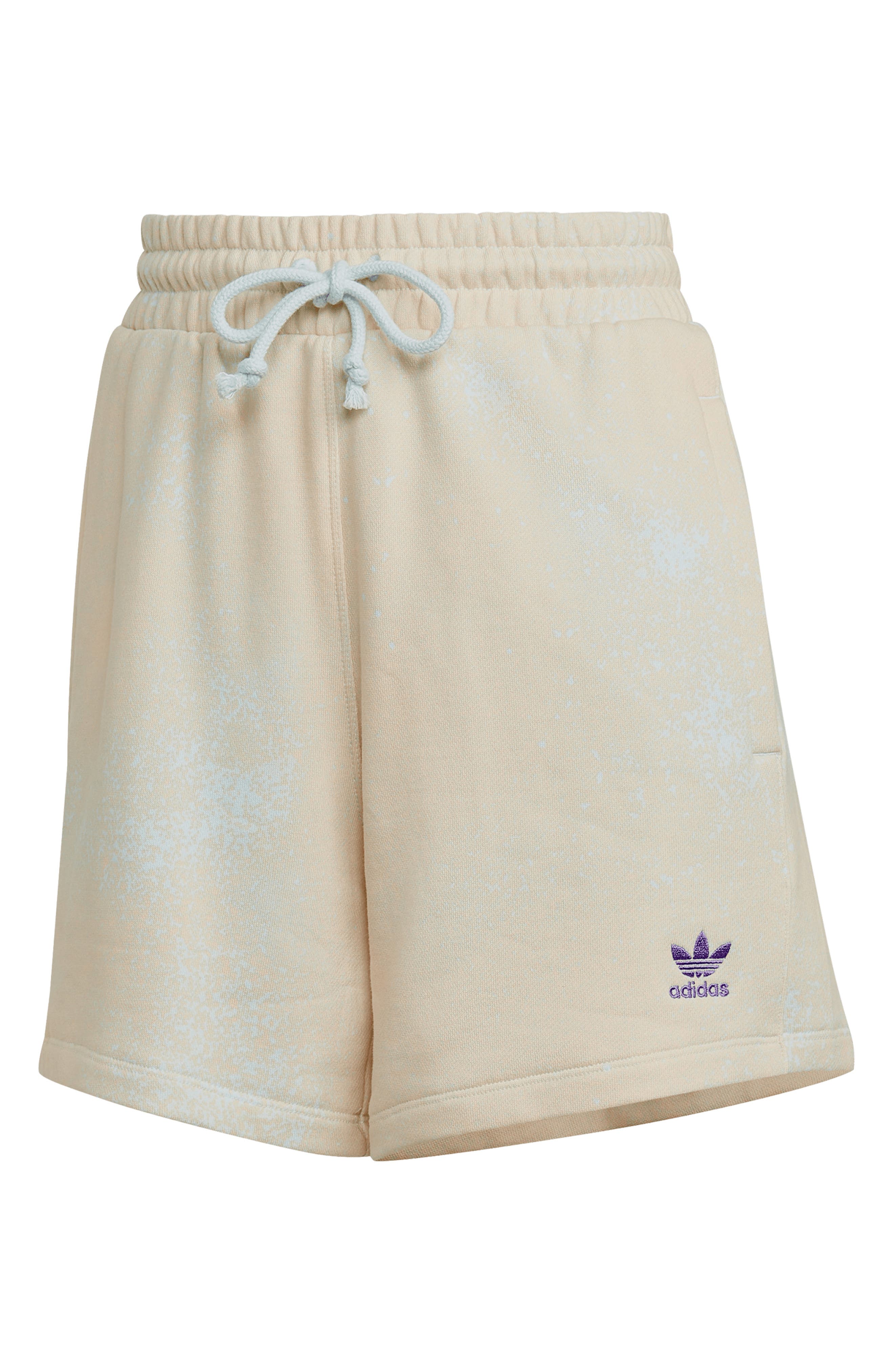 adidas sweatpant shorts womens