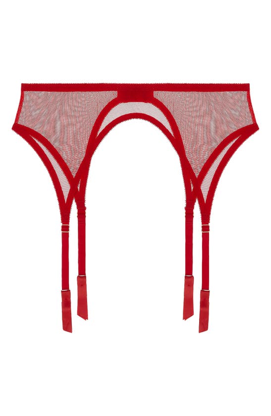 JOURNELLE JOURNELLE ODETTE CLASSIC MESH GARTER BELT