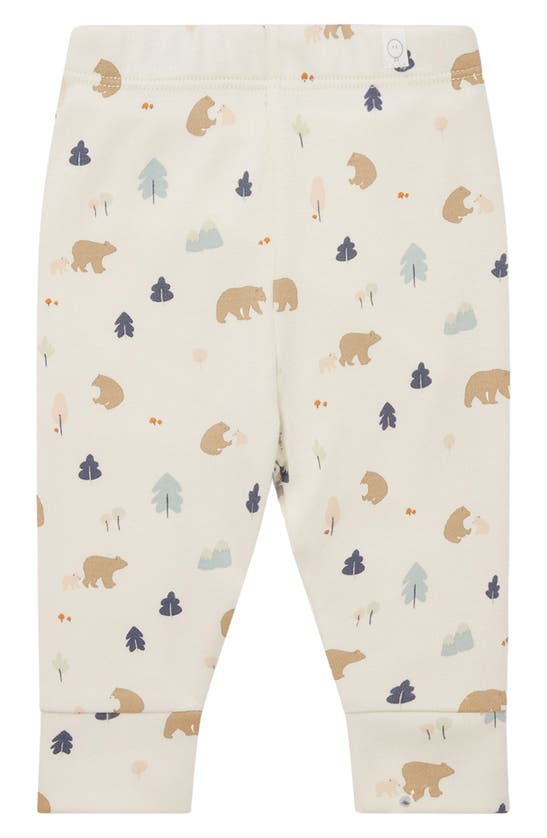 Shop Mori Bear Print Fitted Two-piece Pajamas