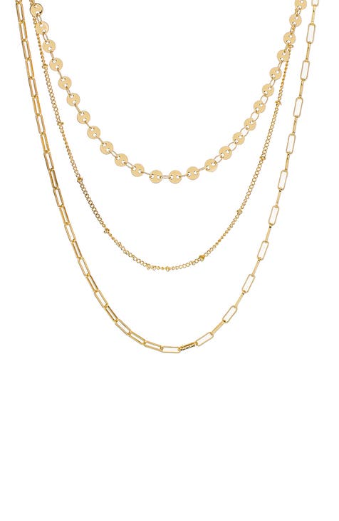 Triple Layer Chain Necklace