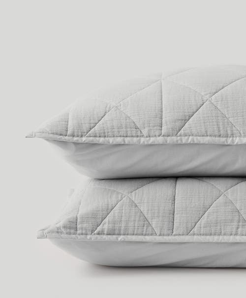 Pact Organic Diamond Sham 2-pack In Lunar