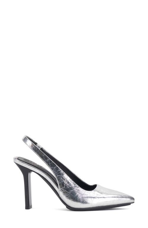 Shop Vince Camuto Bantie Pointed Toe Pump In Silver