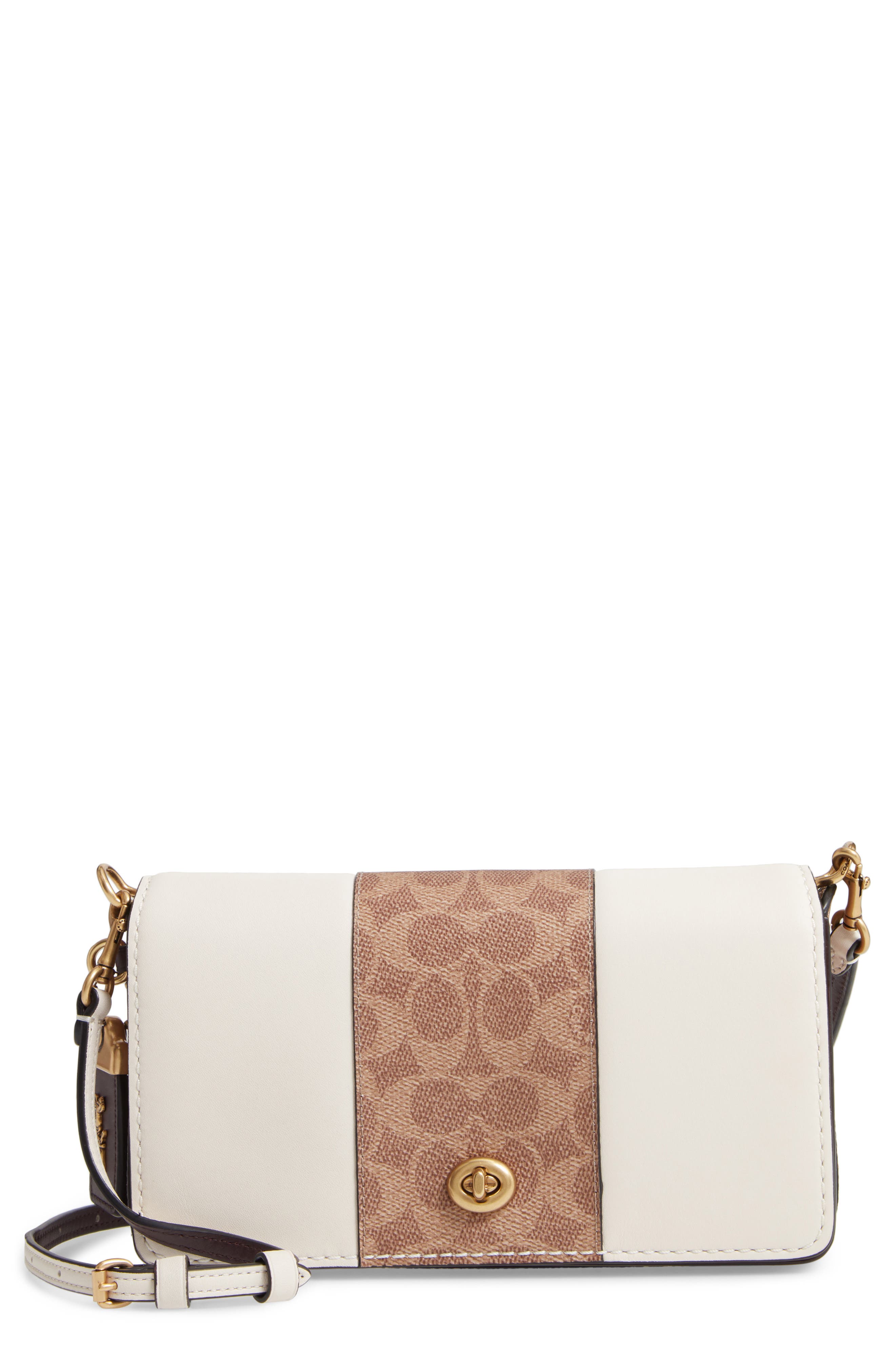 coach dinky leather crossbody bag