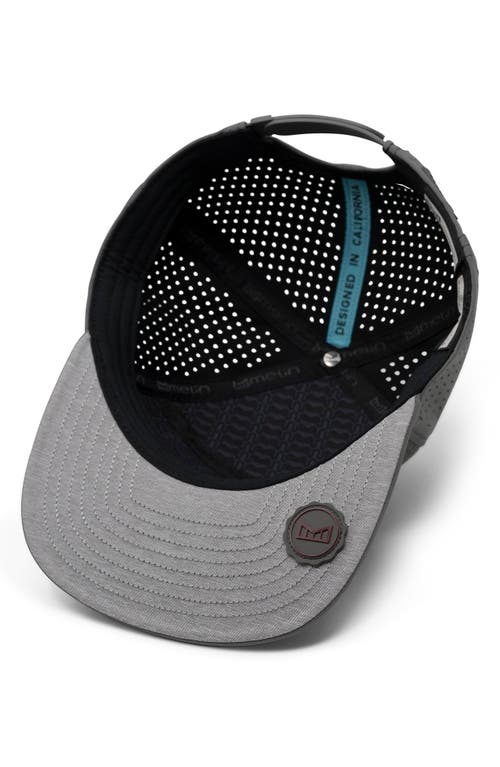 Shop Melin Trenches Icon Hydro Performance Snapback Hat In Pewter