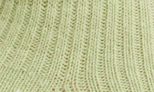 High Heel Jungle Cashmere Blend Cloud Socks In Mint