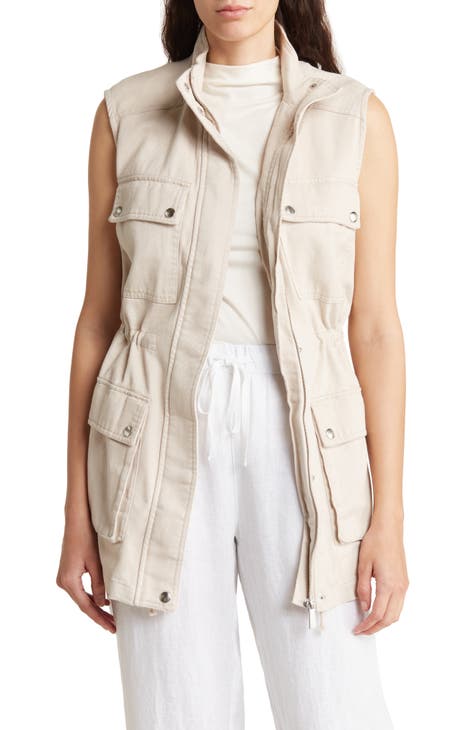 BRIDGER DESIGNS】9 POCKET BEIGE COLOR DESIGN FISHING VEST / Ladies