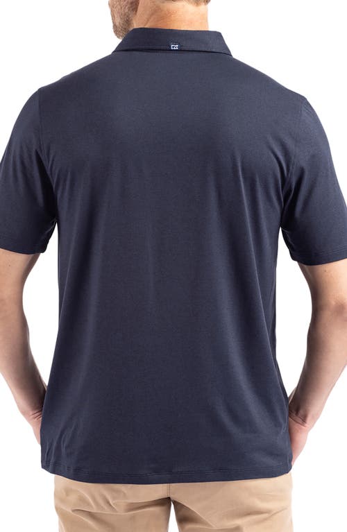 Shop Cutter & Buck Comfort Performance Jersey Polo In Navy Blue