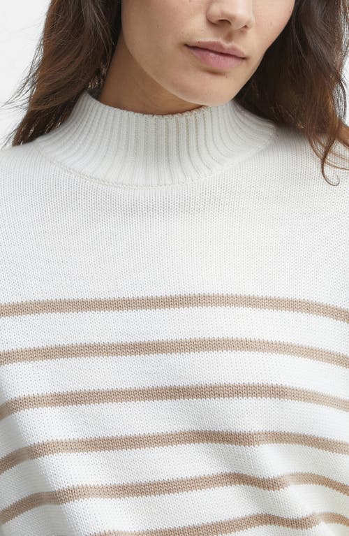 BARBOUR BARBOUR SHELLY STRIPE COTTON SWEATER 