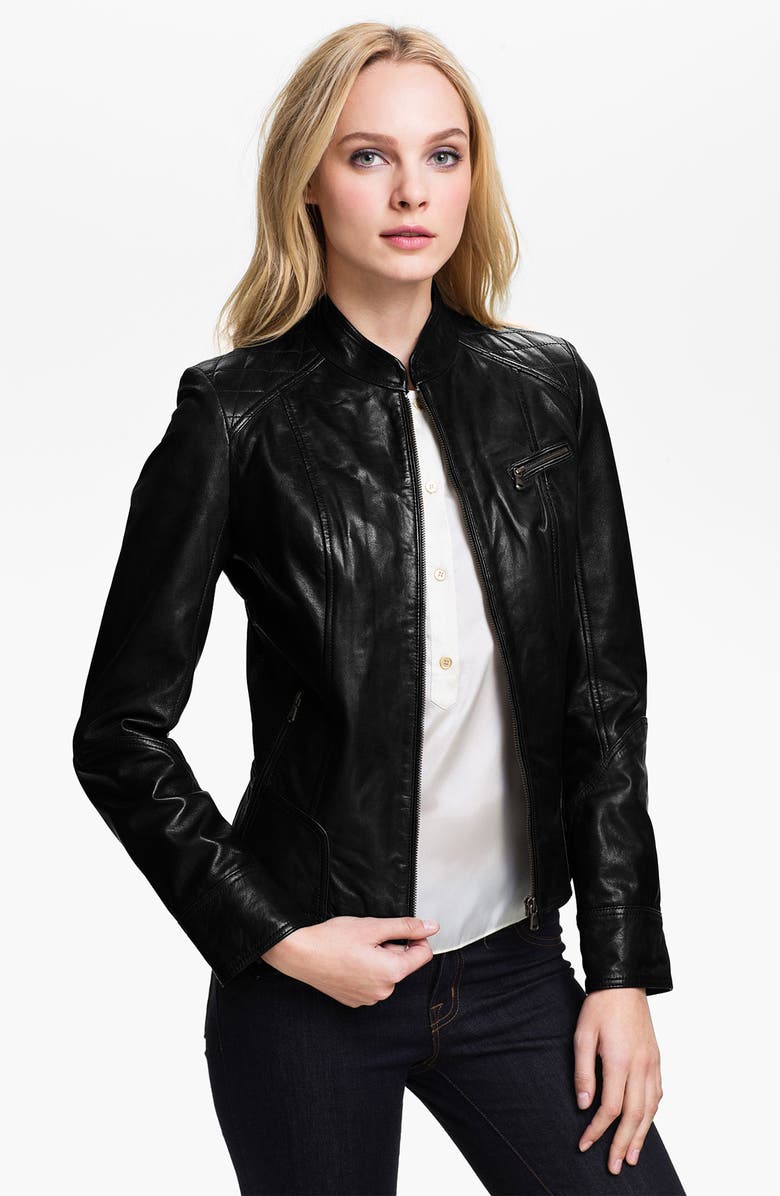 Bod & Christensen Leather Moto Jacket | Nordstrom