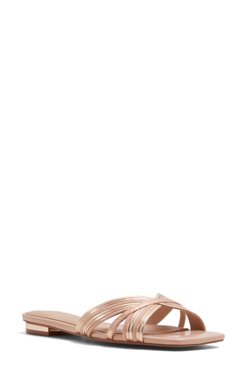 Shop Aldo Lota Slide Sandal In Bone